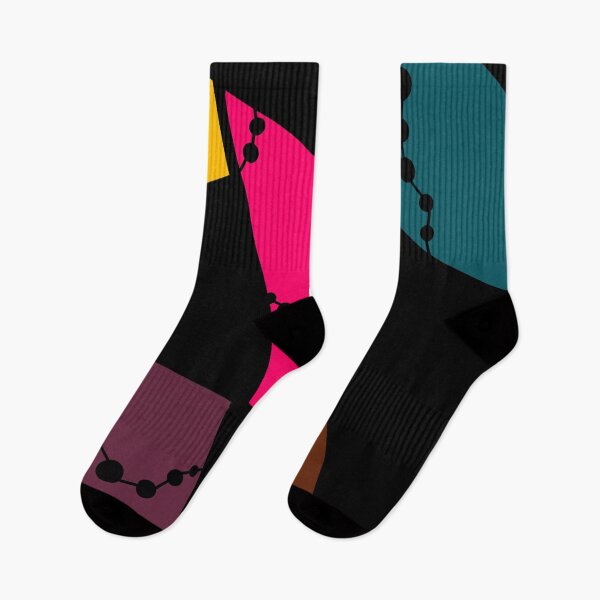 Item preview, Bright abstract black multicolor pattern modern chic  designed and sold by spooks draws.