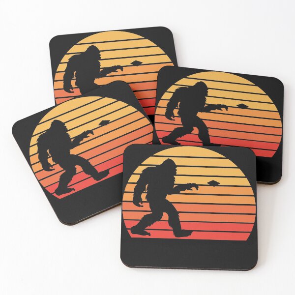 Item preview, Cornhole King Sasquatch Hitting Holes with Bean Bags designed and sold by Cedinho.