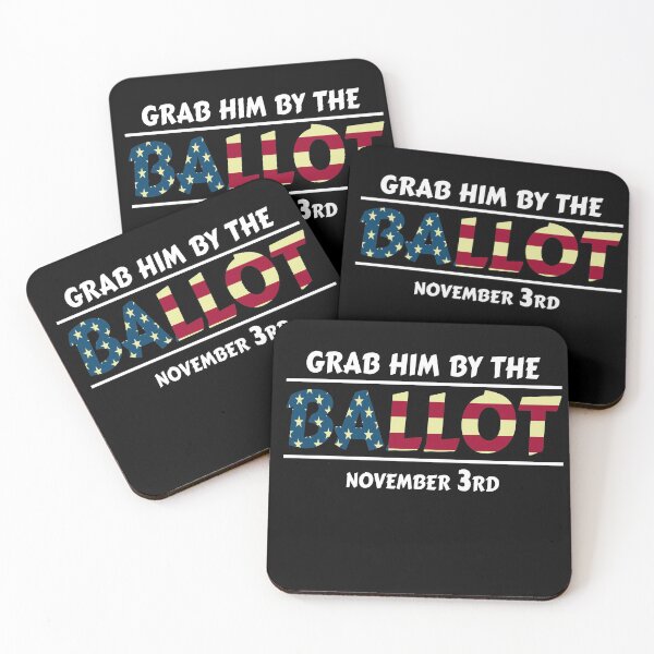 Item preview, Grab him by the ballot, anti trump memes, joe biden 2020, 8645,8645 meaning,what does 8645 mean,8645 trump designed and sold by T-DESIGNEDZ.