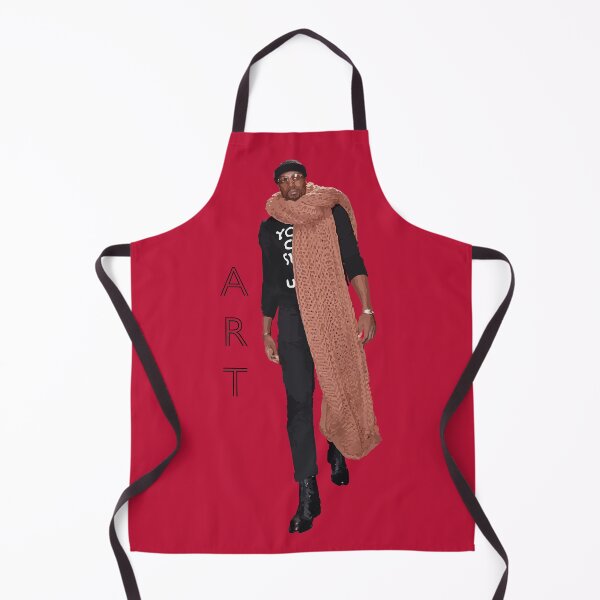 Raptor's Serge Ibaka does art Apron
