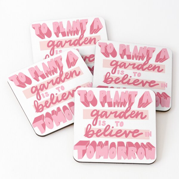 Item preview, “To Plant a Garden is to Believe in Tomorrow” Motivational, Inspirational, Positive Quote  designed and sold by MorganRenfro.