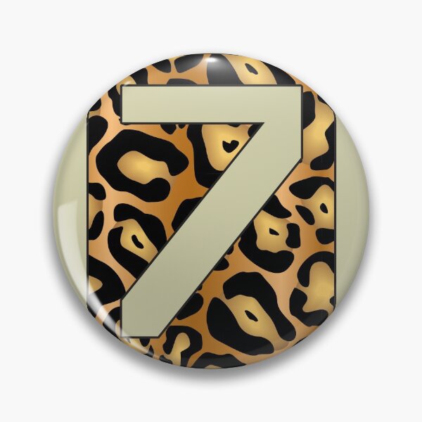 Item preview, Number "7" Jaguar Stencil font designed and sold by 65 MCMLXV.
