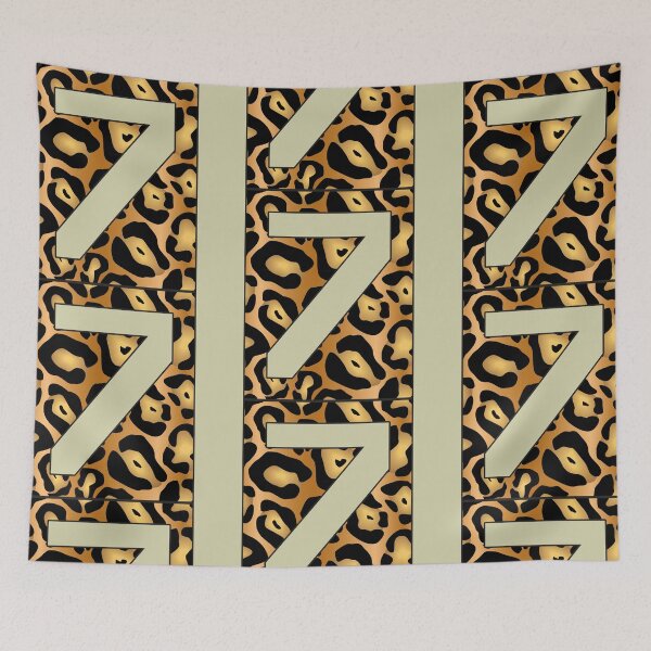 Item preview, Number "7" Jaguar Stencil font designed and sold by 65 MCMLXV.