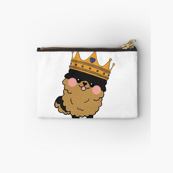 Item preview, Black & Tan Pom with Crown designed and sold by EAMcNamara.