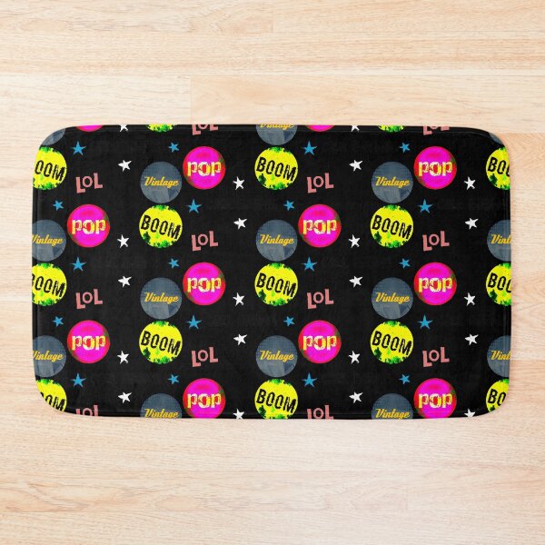 Item preview, 80s Slang Culture Reference Style Pop Pattern designed and sold by LJWDesigns.