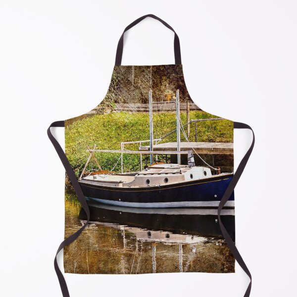 Item preview, Little River Boat. (Textured Effect) designed and sold by ScenicViewPics.