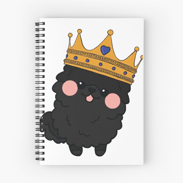 Item preview, Black Pom with Crown designed and sold by EAMcNamara.