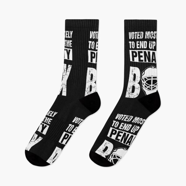 Item preview, Voted Most Likely End Up In The Penalty Box designed and sold by Sticker-Tee.