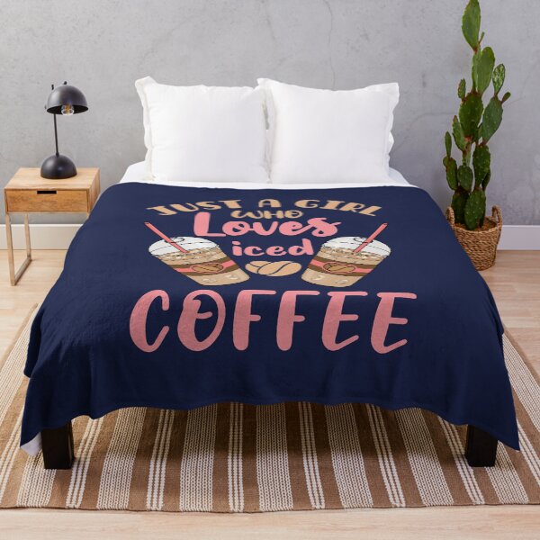 Item preview, Just a Girl Who Loves Iced Coffee Cold Brew designed and sold by jaygo.