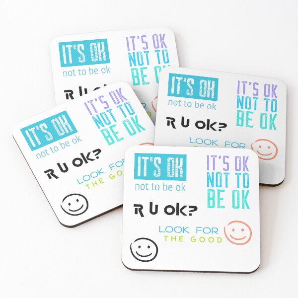 Item preview, R U OK? Sticker Pack designed and sold by beachchic.