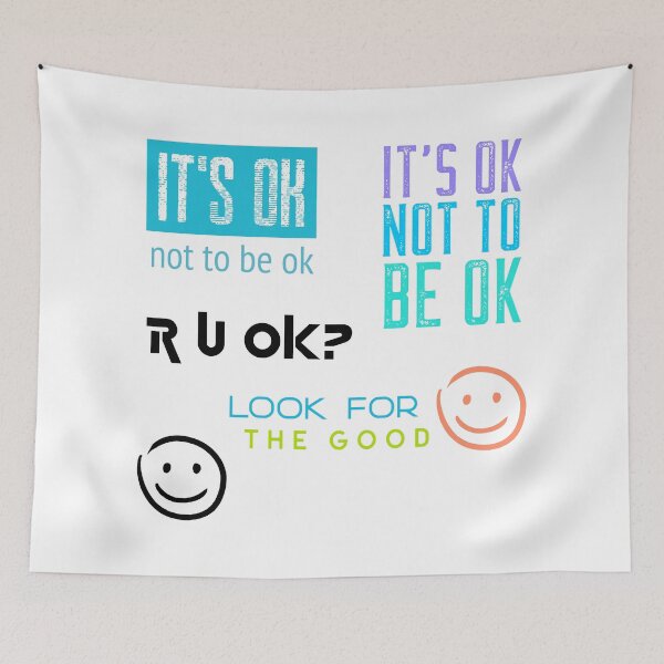 Item preview, R U OK? Sticker Pack designed and sold by beachchic.