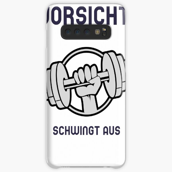 Caution dumbbell swings out Samsung Galaxy Snap Case