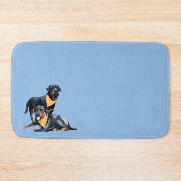 Item preview, Chewie and Ahsoka Rottweiler Dog Portrait Digital Illustration designed and sold by sherylwylie.