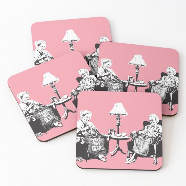 Item preview, Banksy Grannies Knitting Pullovers Stencil Graphic designed and sold by WE-ARE-BANKSY.