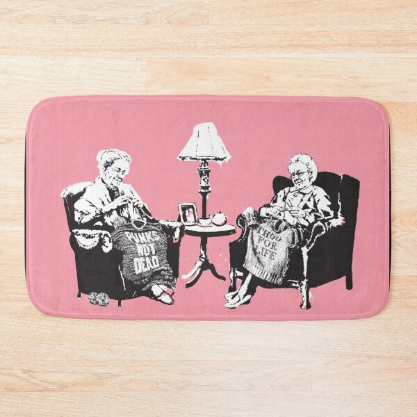 Item preview, Banksy Grannies Knitting Pullovers Stencil Graphic designed and sold by WE-ARE-BANKSY.