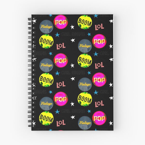 Item preview, 80s Slang Culture Reference Style Pop Pattern designed and sold by LJWDesigns.