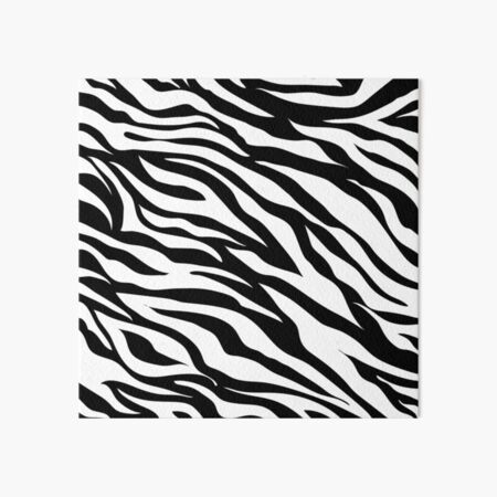 White Tiger Line Drawing Polygon Stripes Pattern Artwork Framed Wall Art  Print A4 