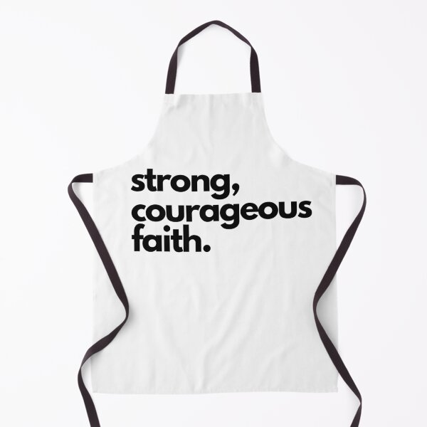 Item preview, strong courageous faith Christian Tee designed and sold by erenton.