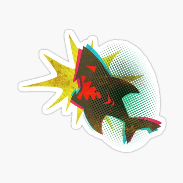 Pow! Chomp! Shark! Sticker