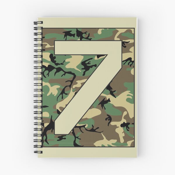 Item preview, Number "7" Military Camo Stencil font designed and sold by 65 MCMLXV.