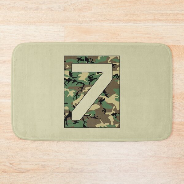 Item preview, Number "7" Military Camo Stencil font designed and sold by 65 MCMLXV.