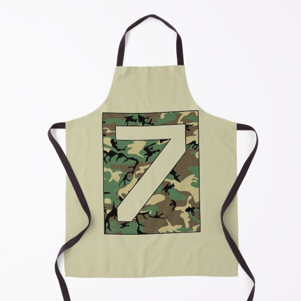 Item preview, Number "7" Military Camo Stencil font designed and sold by 65 MCMLXV.