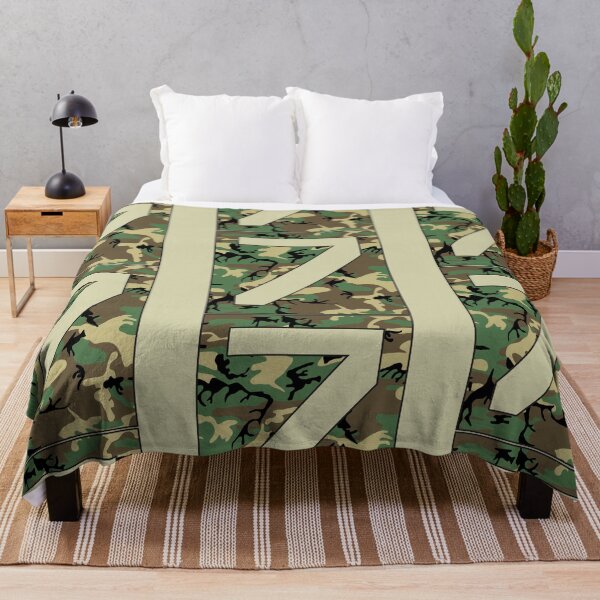 Item preview, Number "7" Military Camo Stencil font designed and sold by 65 MCMLXV.