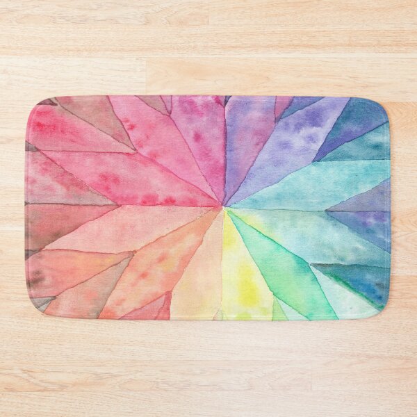 Item preview, Watercolor Art - Rhombus Rainbow Vertical designed and sold by lucyideas.