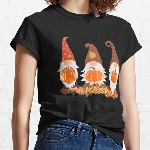 Gnome Halloween Shirt Happy Halloween Shirt Happy Halloween T-Shirt Gnome Shirt Spooky Shirts Halloween Tee Fall Shirts