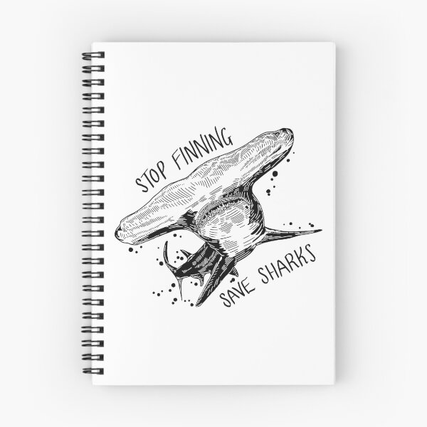 Item preview, Stop Finning Save Sharks Hammerhead Shark designed and sold by Narked-Shark.
