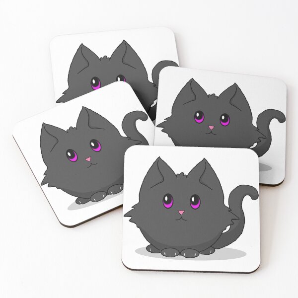 Item preview, Cute n Fluffy - Grey Kitty designed and sold by Katrina Montgomery.