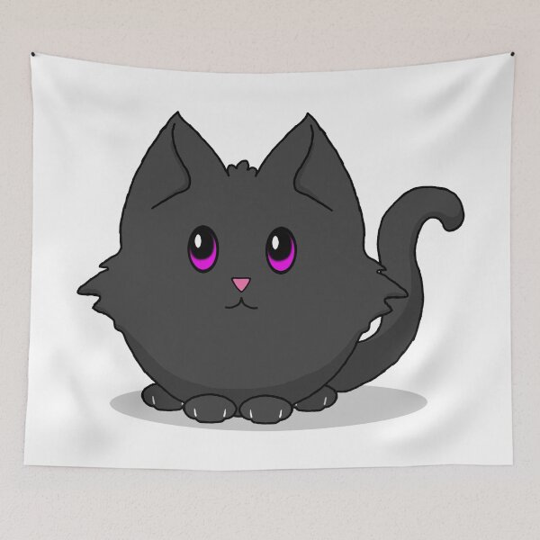 Item preview, Cute n Fluffy - Grey Kitty designed and sold by Katrina Montgomery.