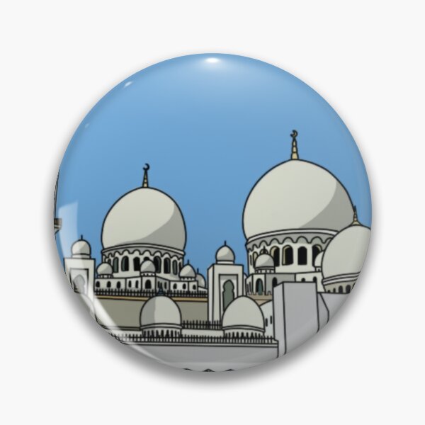 Item preview, grand mosque abu dhabi designed and sold by KiwiBurrito.