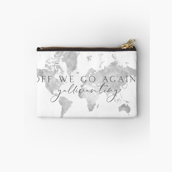 Item preview, Gallivanting around the world map designed and sold by blursbyai.