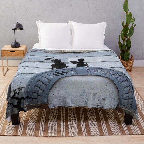 Item preview, Banksy Geishas Japonesas Cruzando Puente Y Bonsai Arte Callejero De Nueva York designed and sold by WE-ARE-BANKSY.
