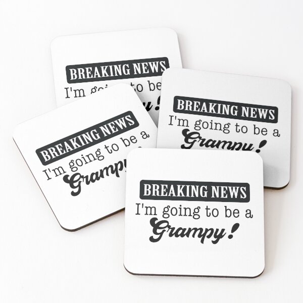 Item preview, Breaking News - I'm going to be a Grampy! designed and sold by LovenLaughter.