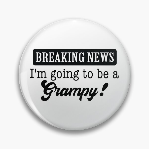 Item preview, Breaking News - I'm going to be a Grampy! designed and sold by LovenLaughter.