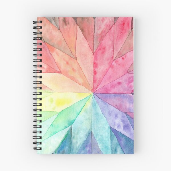 Item preview, Watercolor Art - Rhombus Rainbow Horizontal designed and sold by lucyideas.
