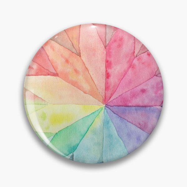 Item preview, Watercolor Art - Rhombus Rainbow Horizontal designed and sold by lucyideas.