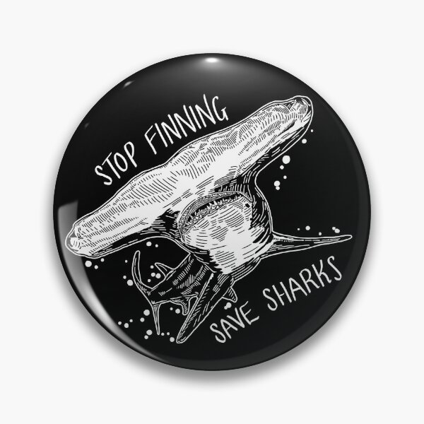Item preview, Stop Finning Save Sharks Hammerhead Sharks designed and sold by Narked-Shark.