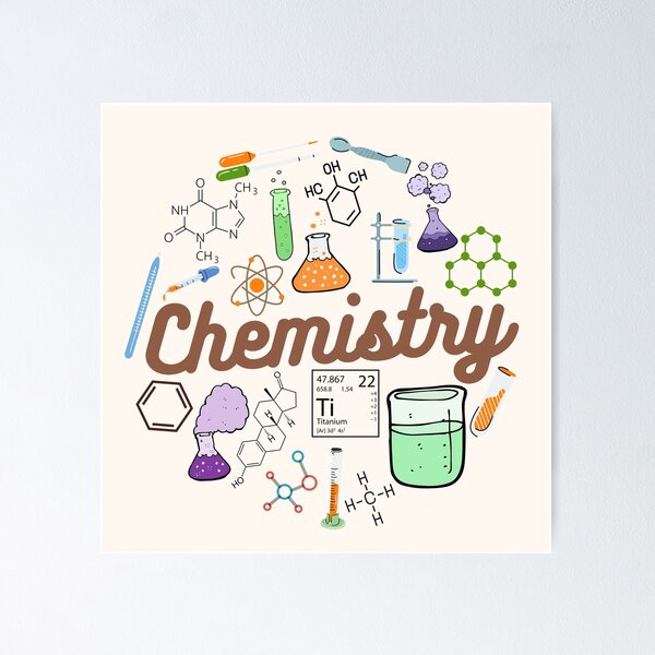 Vista previa del artículo con la obra «Química», diseñado y vendido por labstud.