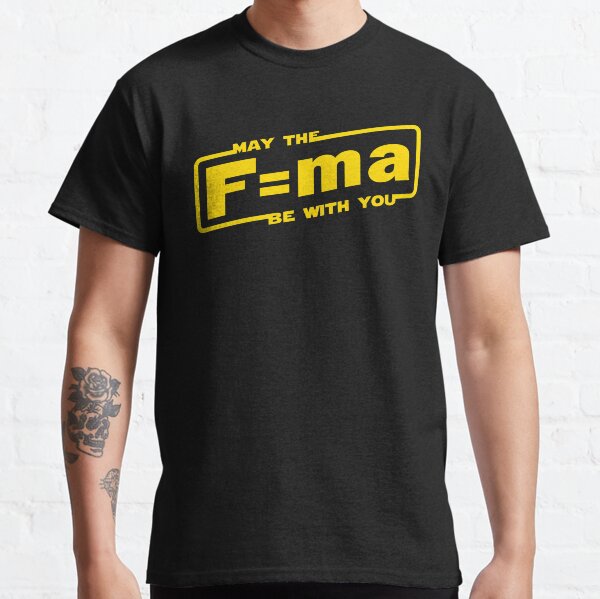 Item preview, May the F = ma be with you designed and sold by Mindangos Art Collective.
