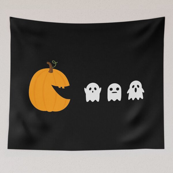 Item preview, Halloween pumpkin eating ghosts Funny Boys Girls Kids Gift designed and sold by Aysel's Designs.