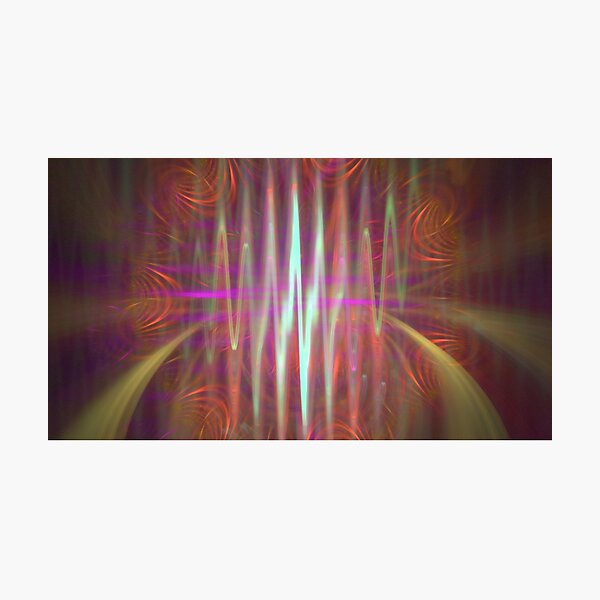 Gravitational Waves Fractal Art Photographic Print