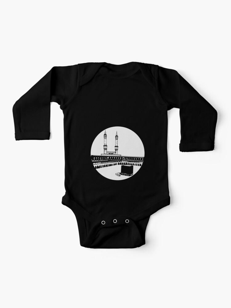Mecca Kaaba Masjidul Haram Makkah Baby One Piece By Amjadma5 Redbubble