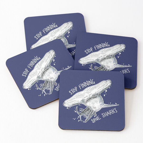 Item preview, Copy of Stop Finning Save Sharks Hammerhead Sharks designed and sold by Narked-Shark.