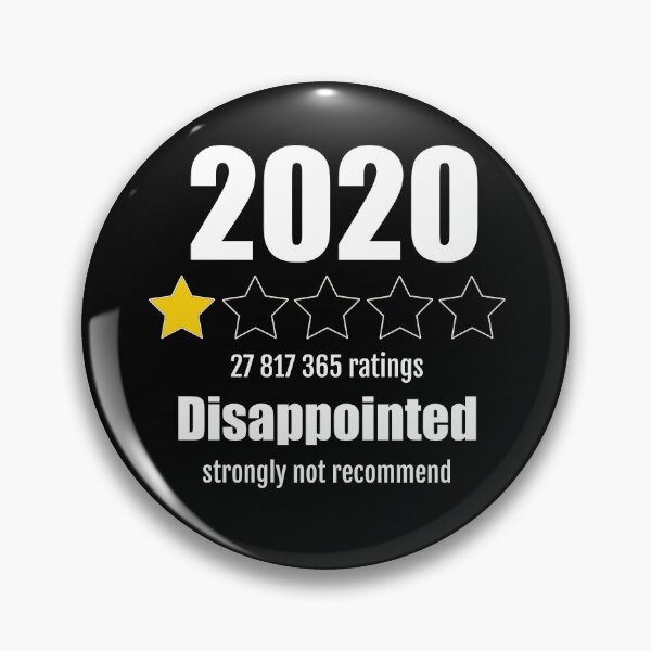 Item preview, 2020 One Star Humorous Rating Funny 2020 Year Review Meme Souvenir Gift designed and sold by FunnySunny T-Shirts.