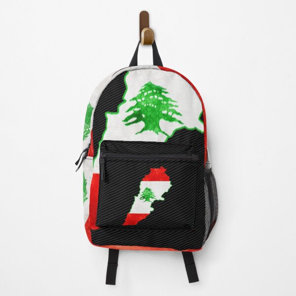 Artikelvorschau, Libanon Flagge Karte entworfen und verkauft von Mo5tar.