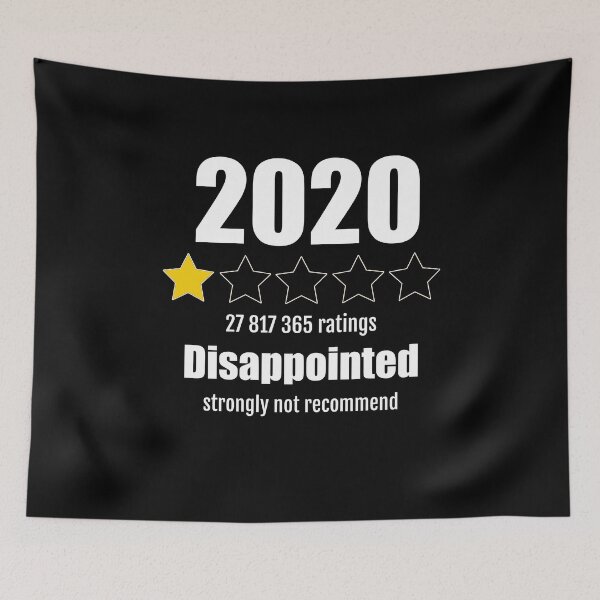 Item preview, 2020 One Star Humorous Rating Funny 2020 Year Review Meme Souvenir Gift designed and sold by FunnySunny T-Shirts.