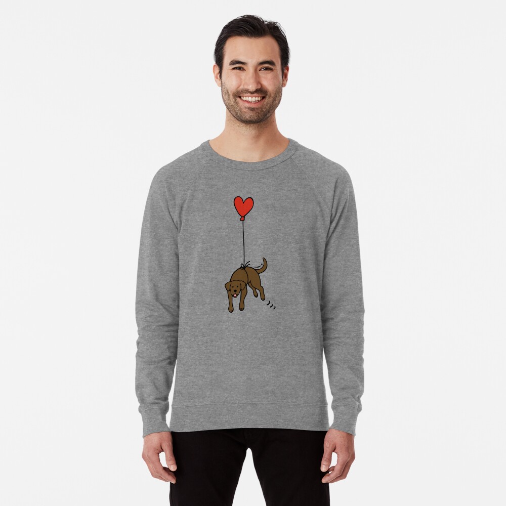 Item preview, Lightweight Sweatshirt designed and sold by HappyLabradors.